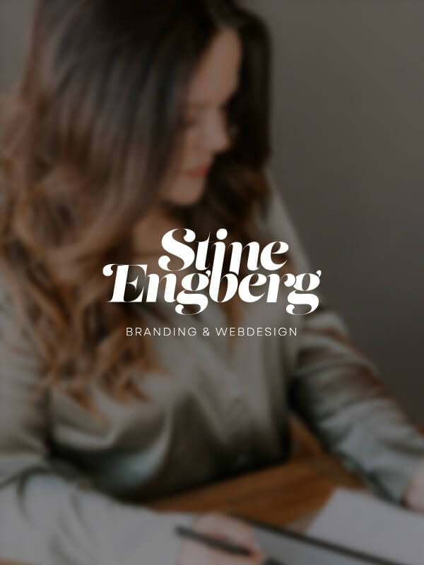 Stine Engberg - Elegant og personligt logo design af Orenda Studio