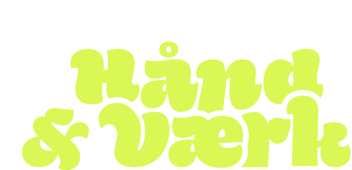 Hånd & Værk - legende og personligt logo design