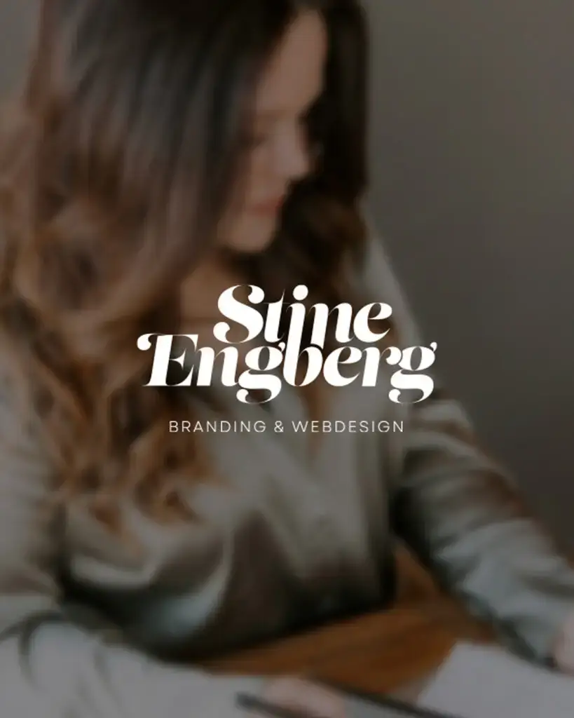 Stine Engberg - Elegant og personligt logo design af Orenda Studio