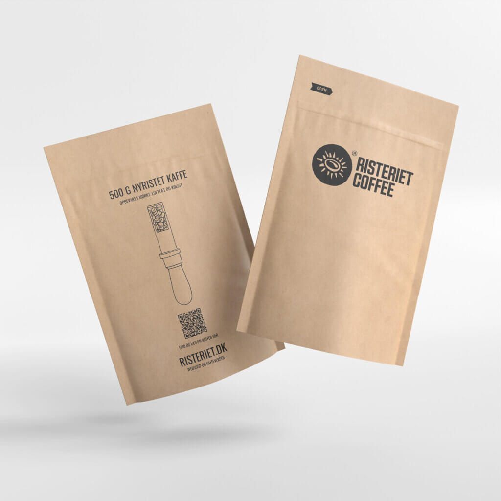 Design af kaffepose for Risteriet