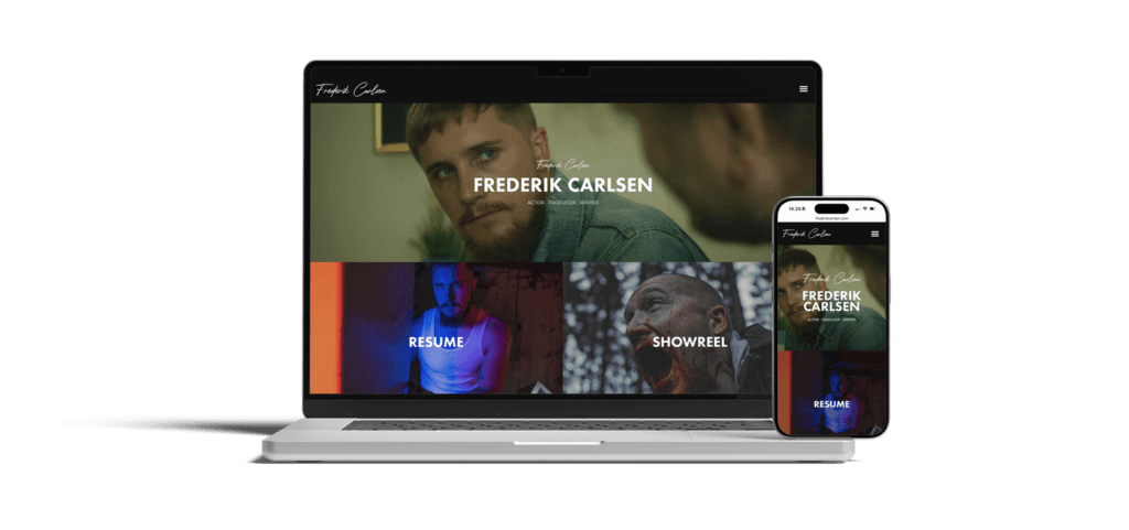 Hjemmeside design - grafisk designer